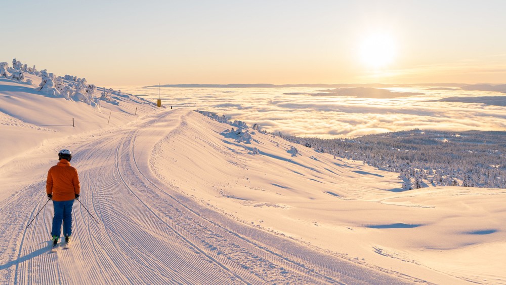 Skiën in Norefjell - Noorwegen.